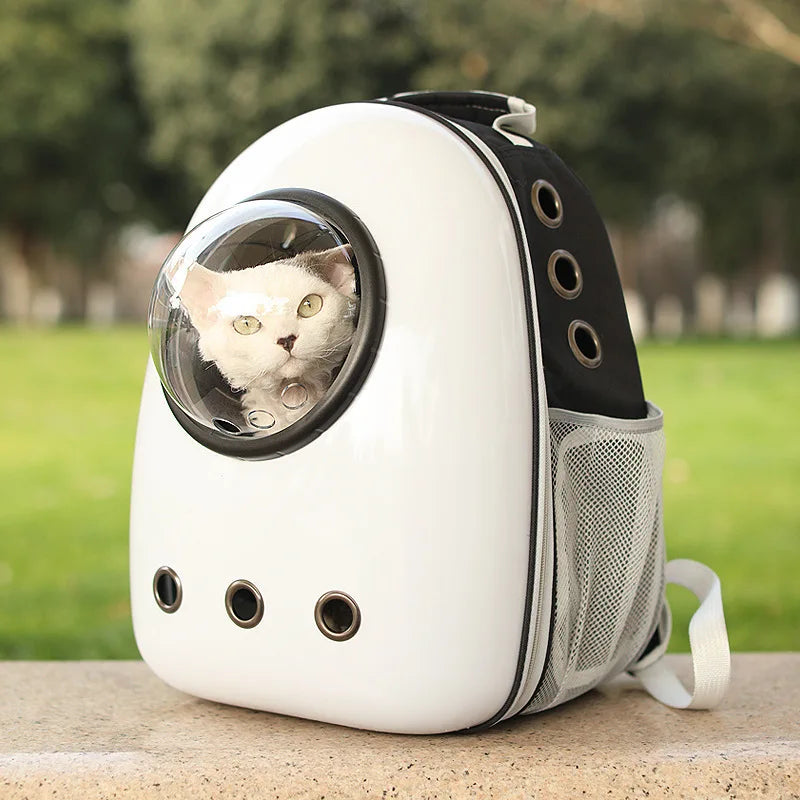 Large Pet Carrier Backpack for Cats Dogs,Transparent Space Capsule Design,Pet Travel Outdoor Carrier,Fashion Pet Bubble Backpack