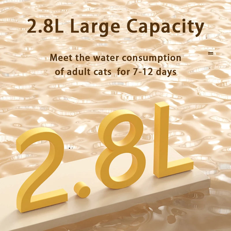 Pet Smart Water Feeder with Filter Automatic Drinking Fountain for Dogs Cats Pet Water Bowl Quiet Electric Water Dispenser