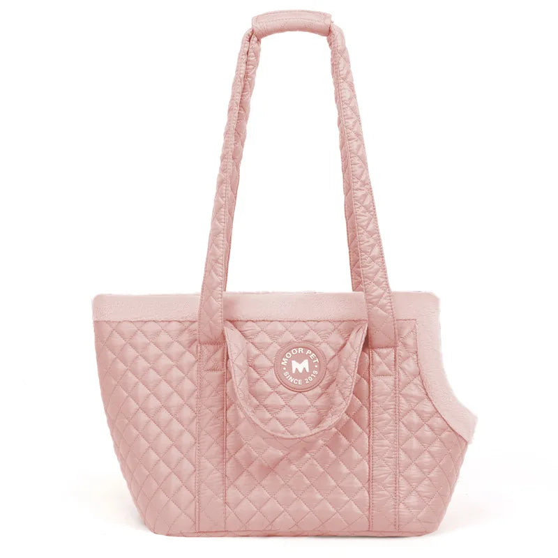 Winter Warm Pet Cat Backpack Thickened Plush Cat Backpack Shoulder Bag