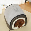 Warm Dog House Detachable Pet Sleeping Bed for Small Medium Dogs Cats Soft Non-slip Dog Kennel Puppy Kitten Nest Pet Supplies