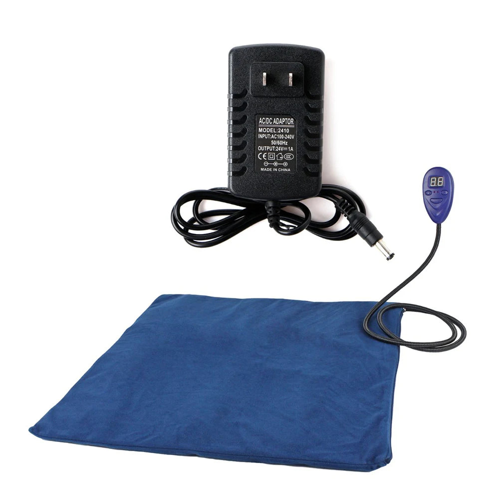 Dog Adjustable Electric Heating Pad Temperature Waterproof Heated Warm Mat Pet Electric Blanket Winter Puppy Sleeping Supplies