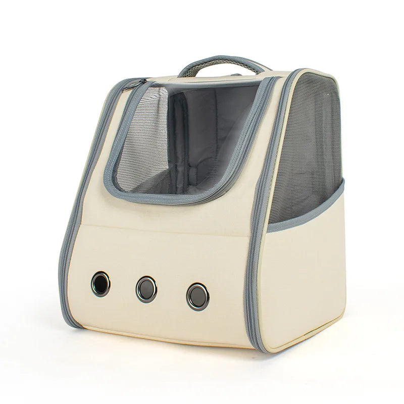 Pet backpack large capacity out of the portable shoulders cat bag pet backpack cat and dog out of the travel carrying bag