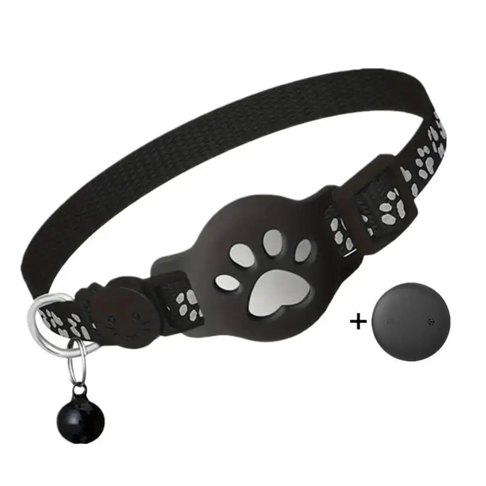 Cat Smart GPS Trackers Collar Anti-Lost Kitten Waterproof Tracker Dog Adjustable Safety Buckle Reflective GPS Collar Accessories