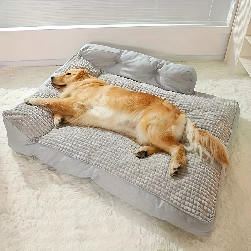47.2x35.4inchLarge Dog Winter Warm Bed Extra Large Deep Sleep for Big Breeds, Universal for Small Medium Large Dogs Soft Pet Mat