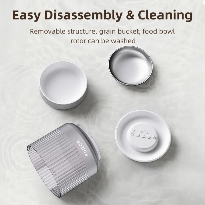 ROJECO Automatic Cat Feeder With 1080P HD Camera Video Smart Cat Food Dispenser WIFI Remote Control Auto Pet Feeder For Cat Dog