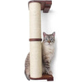 2-layer Cat Wall Scratching Post Tree for Cats Scratcher Bamboo and Sisal Cat Scratching Posts All Castle Towers Scratchers Pet