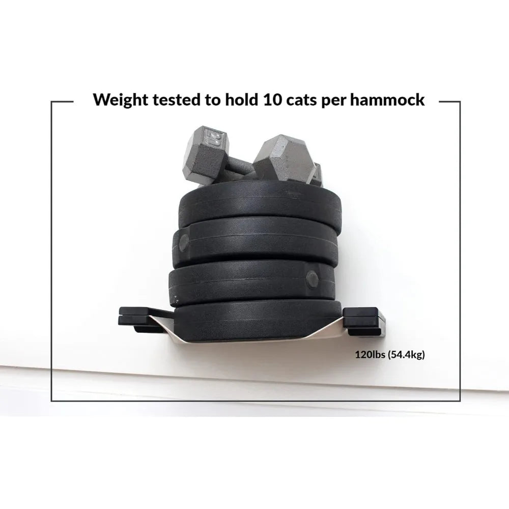 2-layer Cat Wall Scratching Post Tree for Cats Scratcher Bamboo and Sisal Cat Scratching Posts All Castle Towers Scratchers Pet