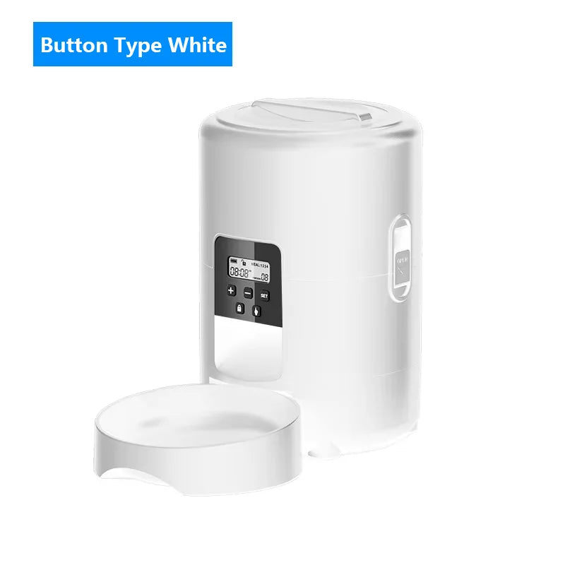 2L APP Control Automatic Pet Feeder Button Version Auto Cat Food Dispenser Smart Control Pet Feeder for Cats Dog Dry Food Bowl