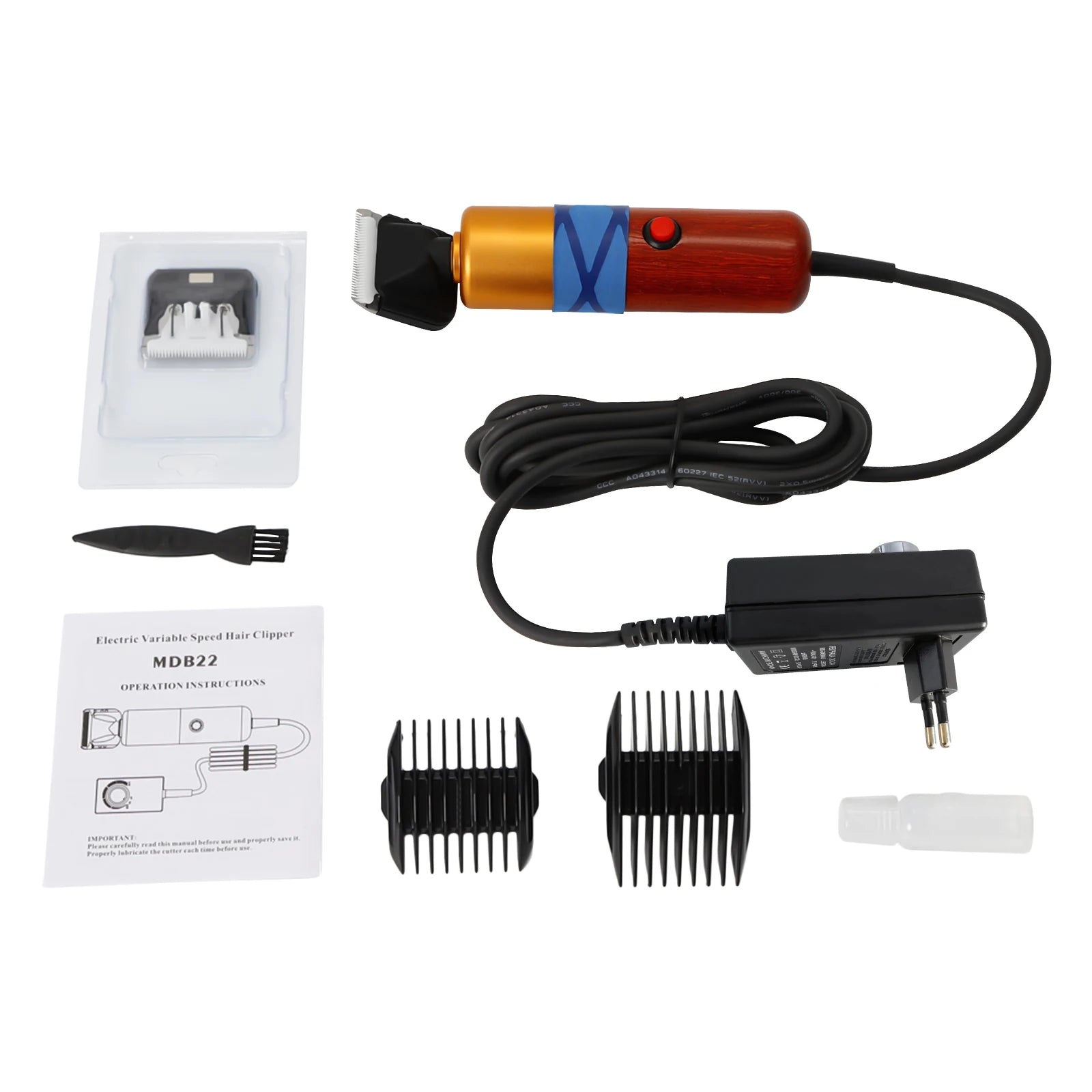 Pet Hair Clipper Low Noise High-efficiency Professional Electric Variable Speed Hair Shearing For Sheep Dogs Cats Pet
