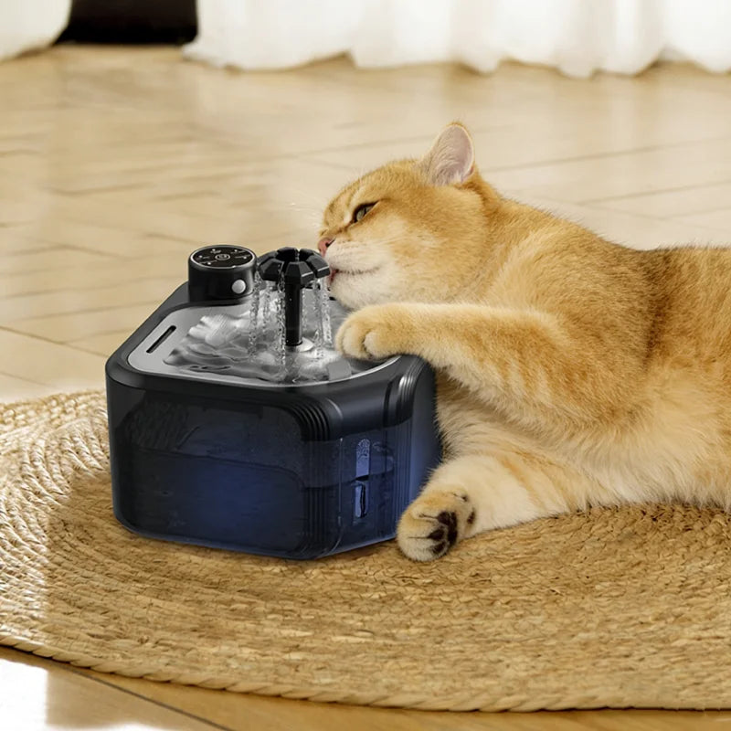 Pet Smart Water Feeder with Filter Automatic Drinking Fountain for Dogs Cats Pet Water Bowl Quiet Electric Water Dispenser