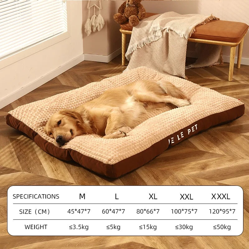 HOOPET winter Warm Dogs Sleeping Bed Soft Fleece Pet Blanket Detachable Cat Puppy Mat Cushion for Small Medium Large Dogs