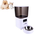Automatic Pet Feeder 5L Capacity, Disassemble Cat Dog Feeders with APP Remote Portion Control, 2 Layer Compartment Food Bowl