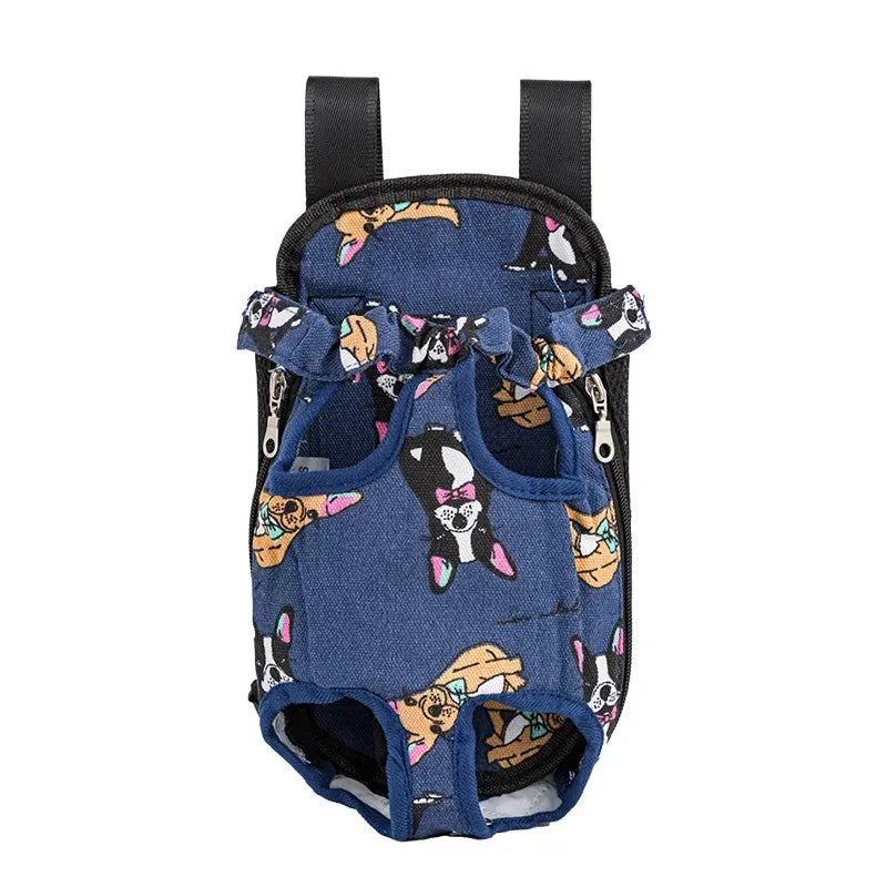 Adjustable Cat Carrier Bag Pet Double Shoulder Backpack Portable Bag Outdoor Travel Camping Hiking Cat Bag Dog Bag