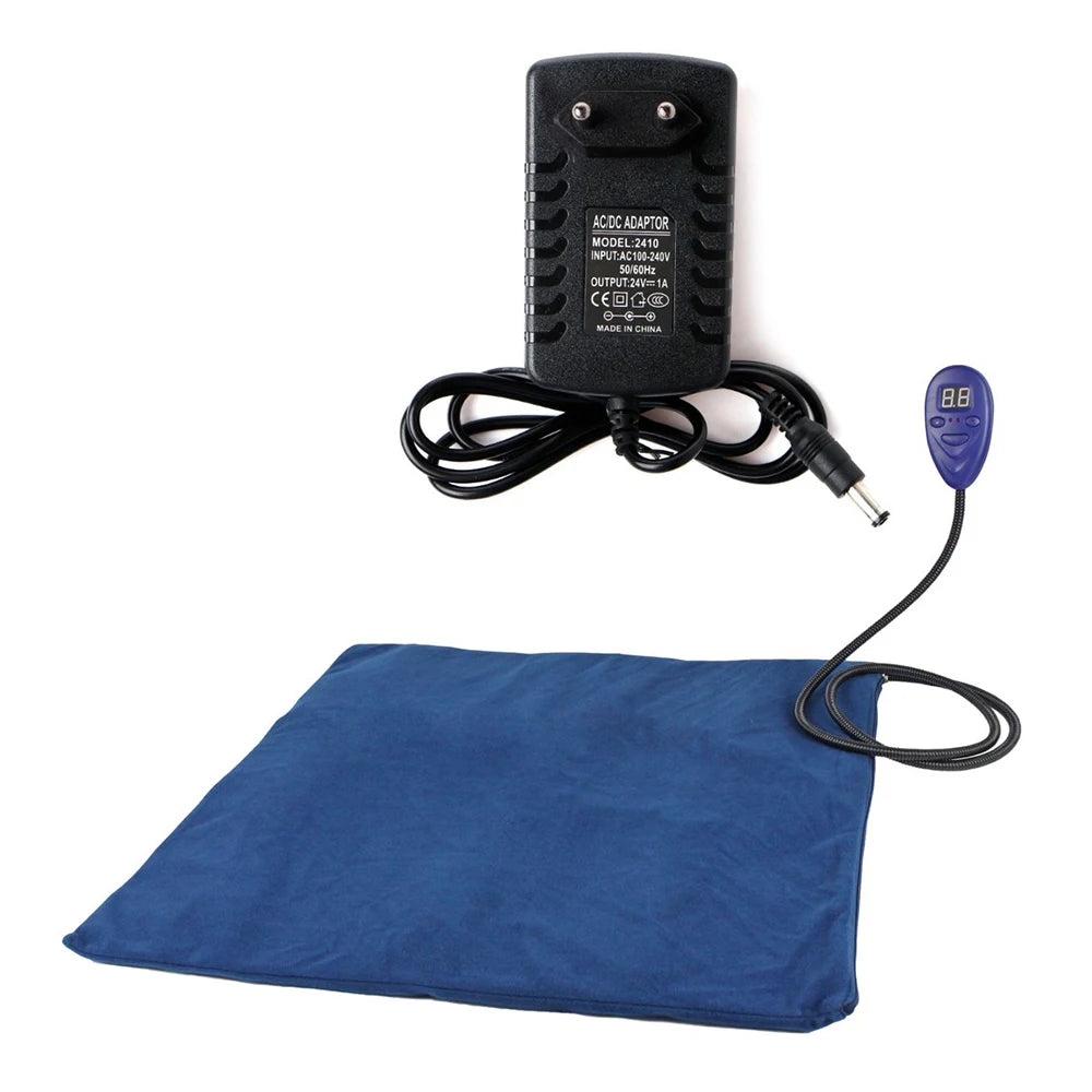 Dog Adjustable Electric Heating Pad Temperature Waterproof Heated Warm Mat Pet Electric Blanket Winter Puppy Sleeping Supplies