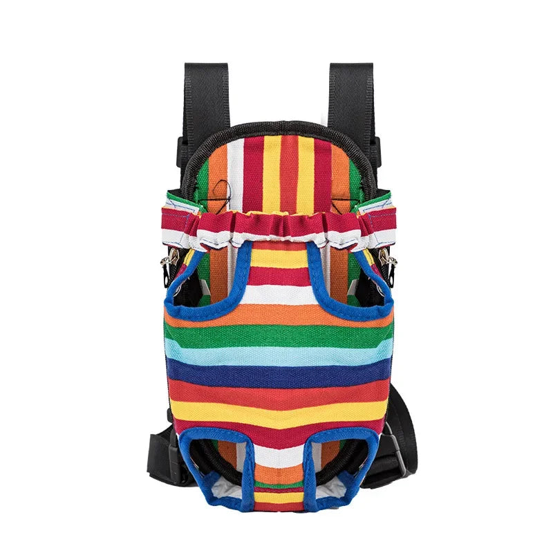 Adjustable Cat Carrier Bag Pet Double Shoulder Backpack Portable Bag Outdoor Travel Camping Hiking Cat Bag Dog Bag