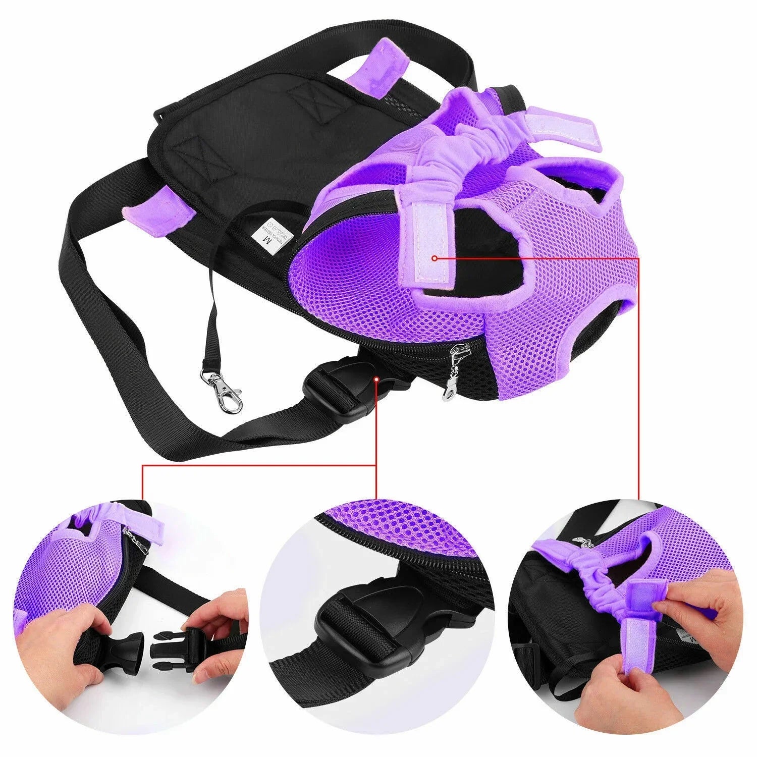 Adjustable Cat Carrier Bag Pet Double Shoulder Backpack Portable Bag Outdoor Travel Camping Hiking Cat Bag Dog Bag